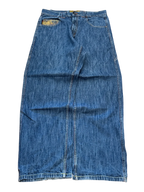 [V0961de] Vintage y2k Mecca marineblaue baggy jeans