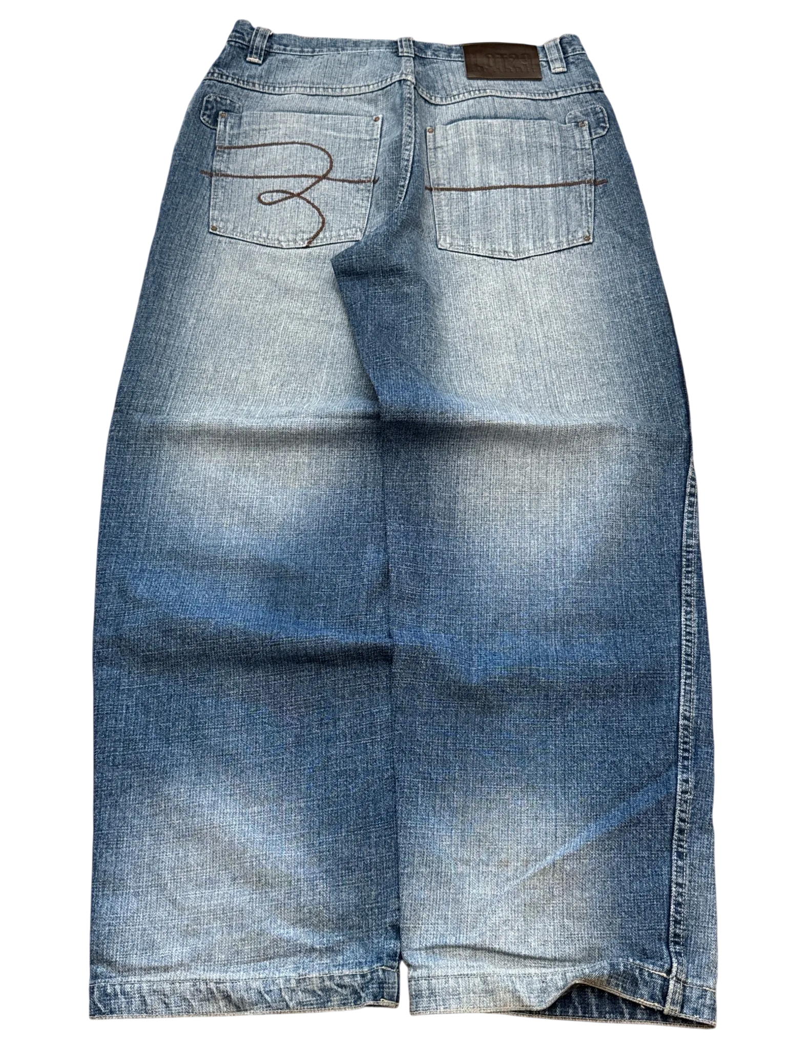 [V0964de] Vintage y2k Lot29 blaue baggy jeans (Marsianer)