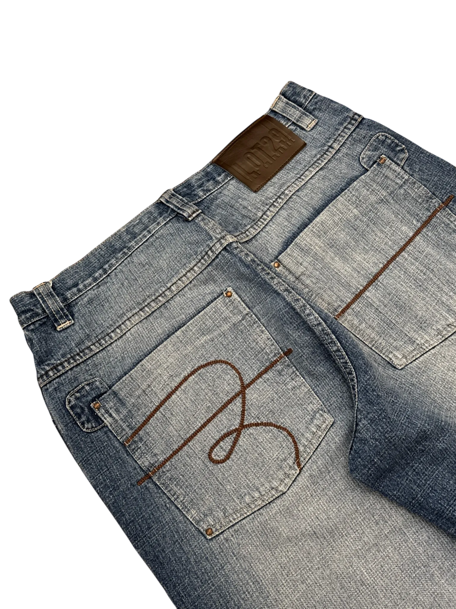 [V0964de] Vintage y2k Lot29 blaue baggy jeans (Marsianer)