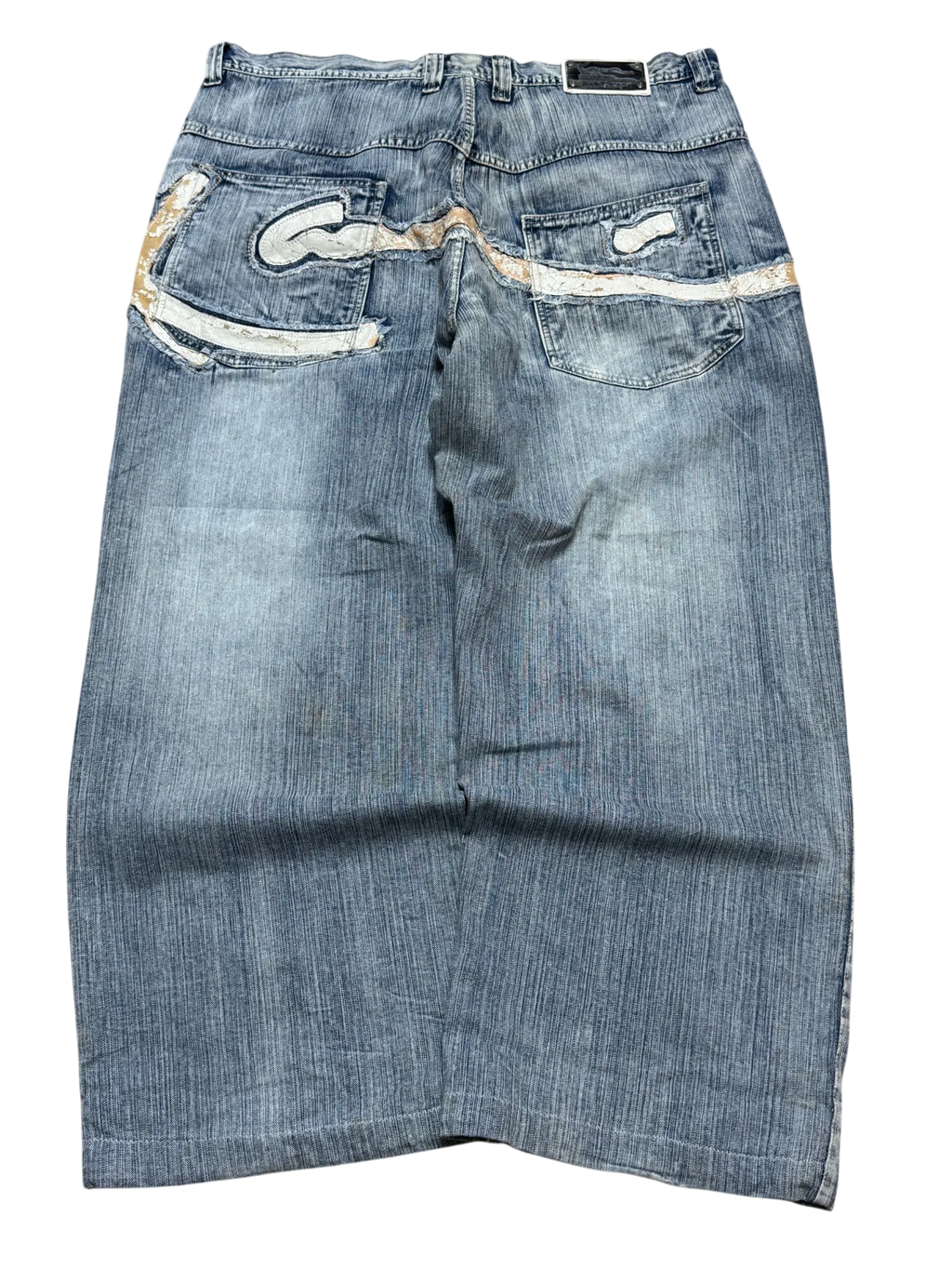 [V0853de] Vintage y2k Karl Kani blaue baggy jeans