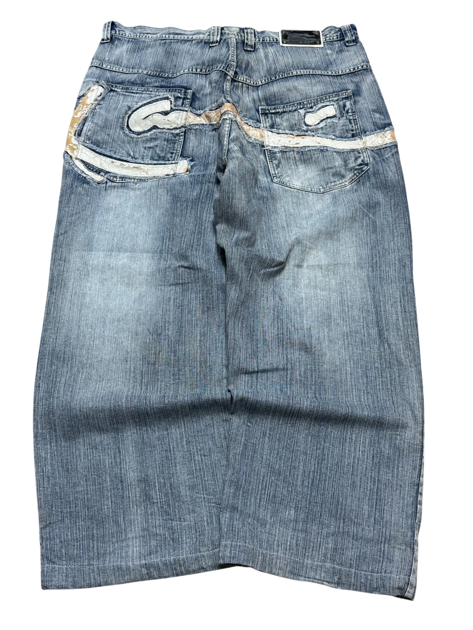 [V0853de] Vintage y2k Karl Kani blaue baggy jeans