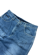 [V0722] Vintage y2k Jambangee blaue baggy jeans