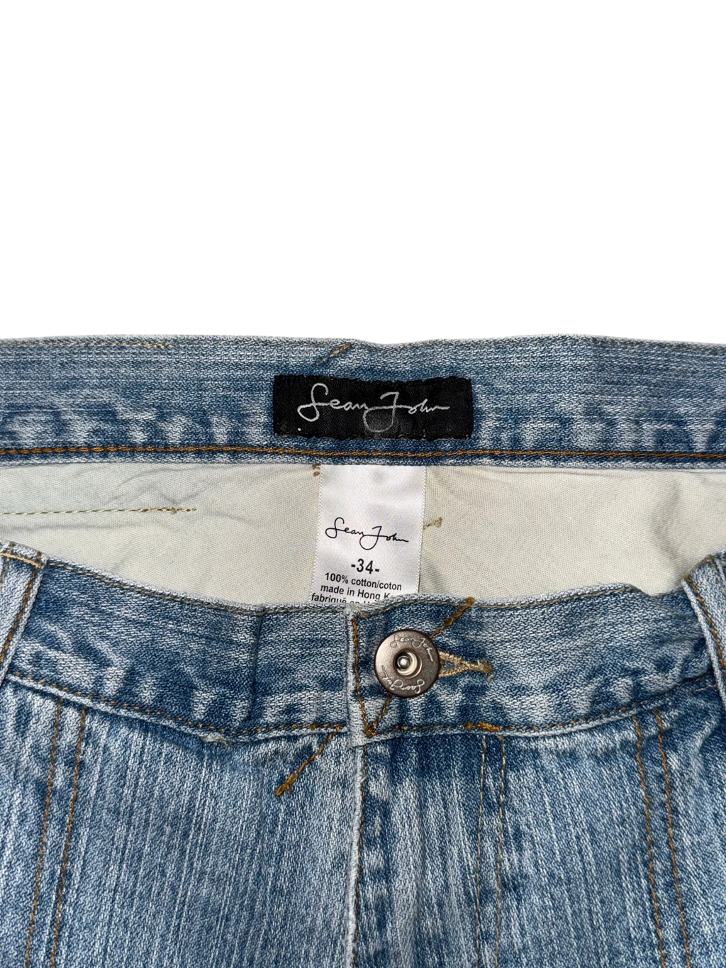 [V0871] Vintage y2k Sean John blaue baggy jeans