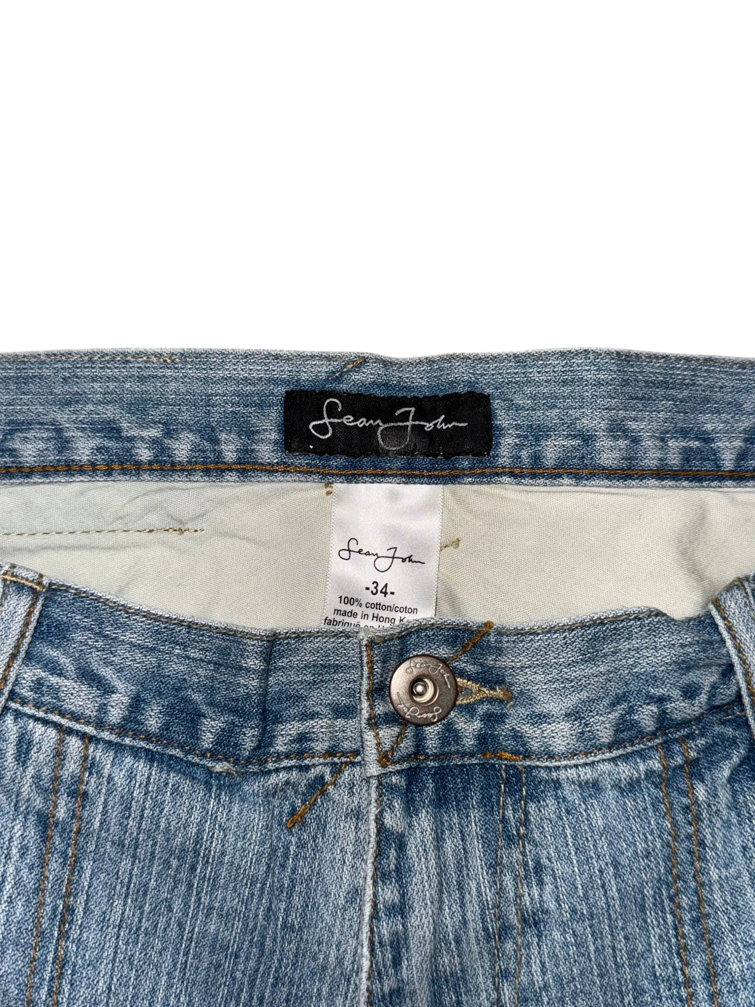 [V0871] Vintage y2k Sean John blaue baggy jeans