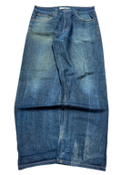 [V0366] Vintage y2k Brooklyn Basement marineblaue baggy jeans