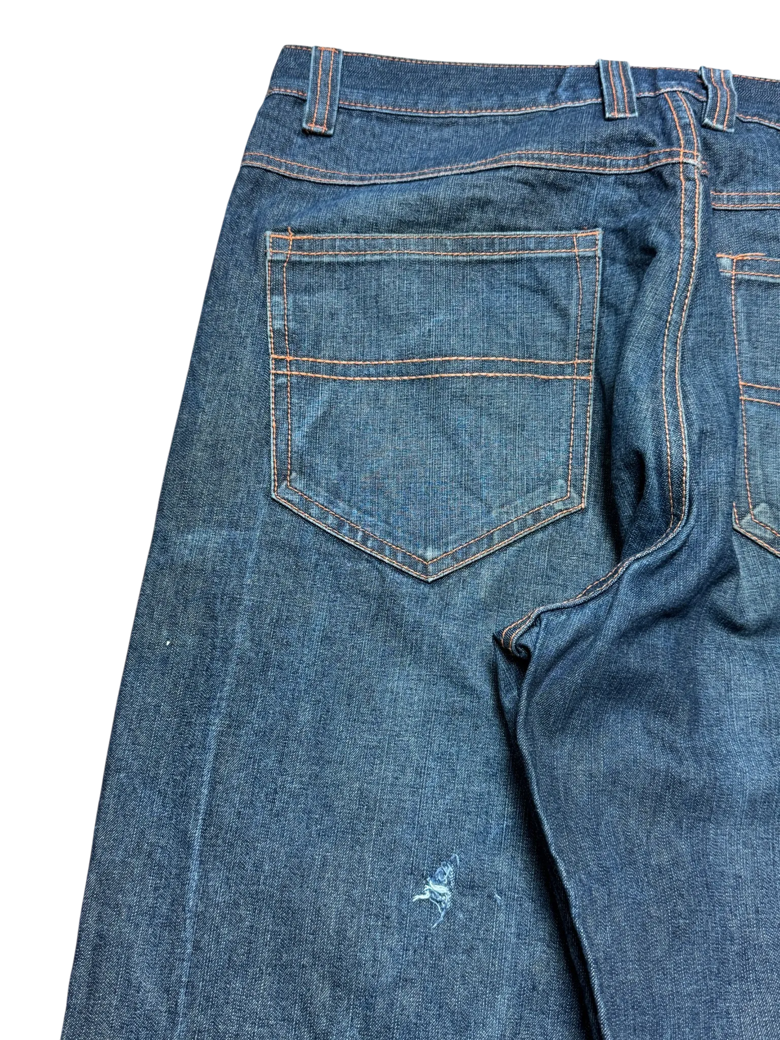 [V0366] Vintage y2k Brooklyn Basement marineblaue baggy jeans