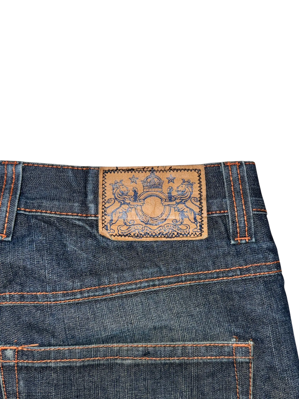 [V0366] Vintage y2k Brooklyn Basement marineblaue baggy jeans