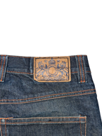 [V0366] Vintage y2k Brooklyn Basement marineblaue baggy jeans