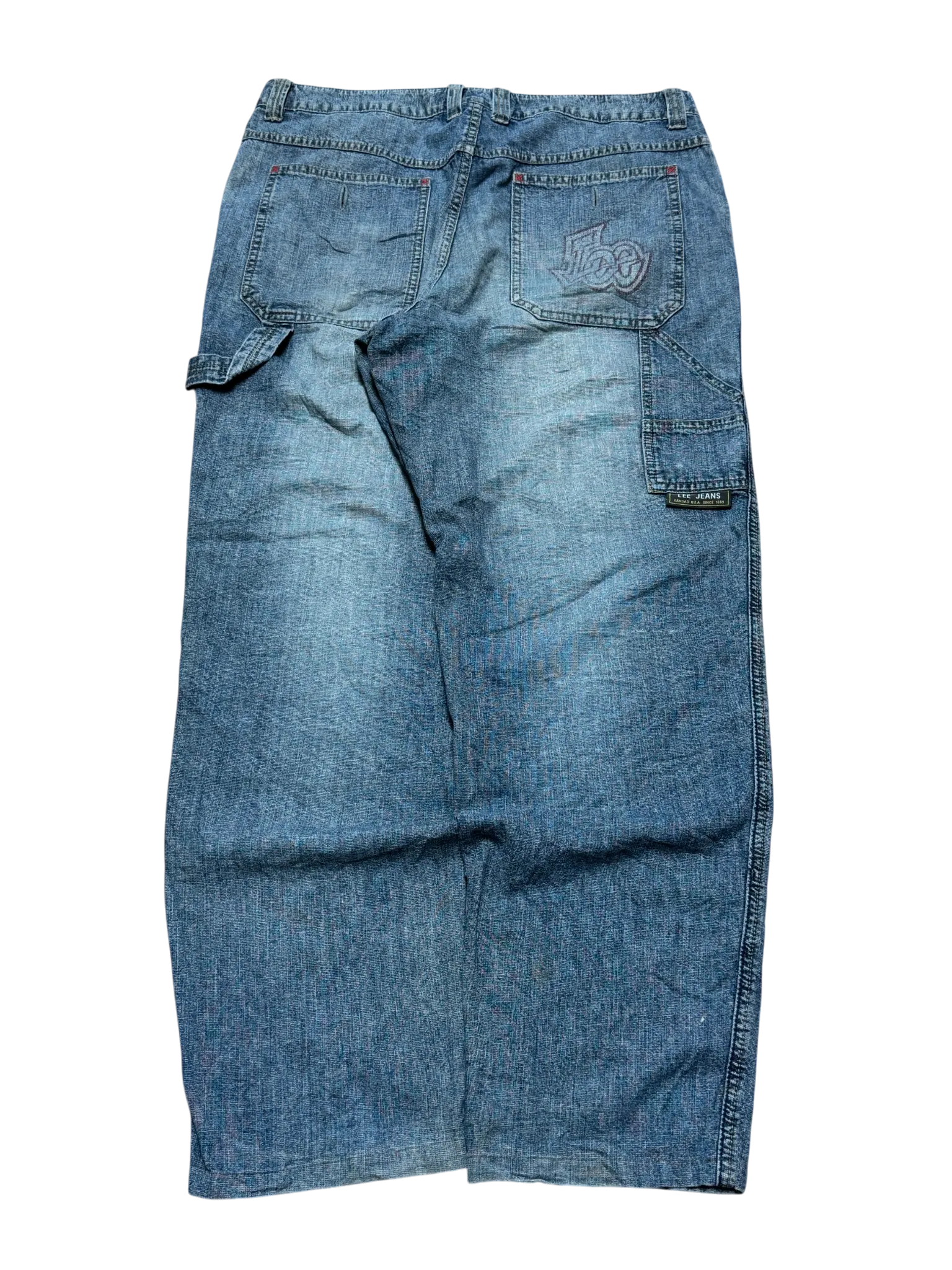[V0546] Vintage y2k Lee blaue baggy jeans