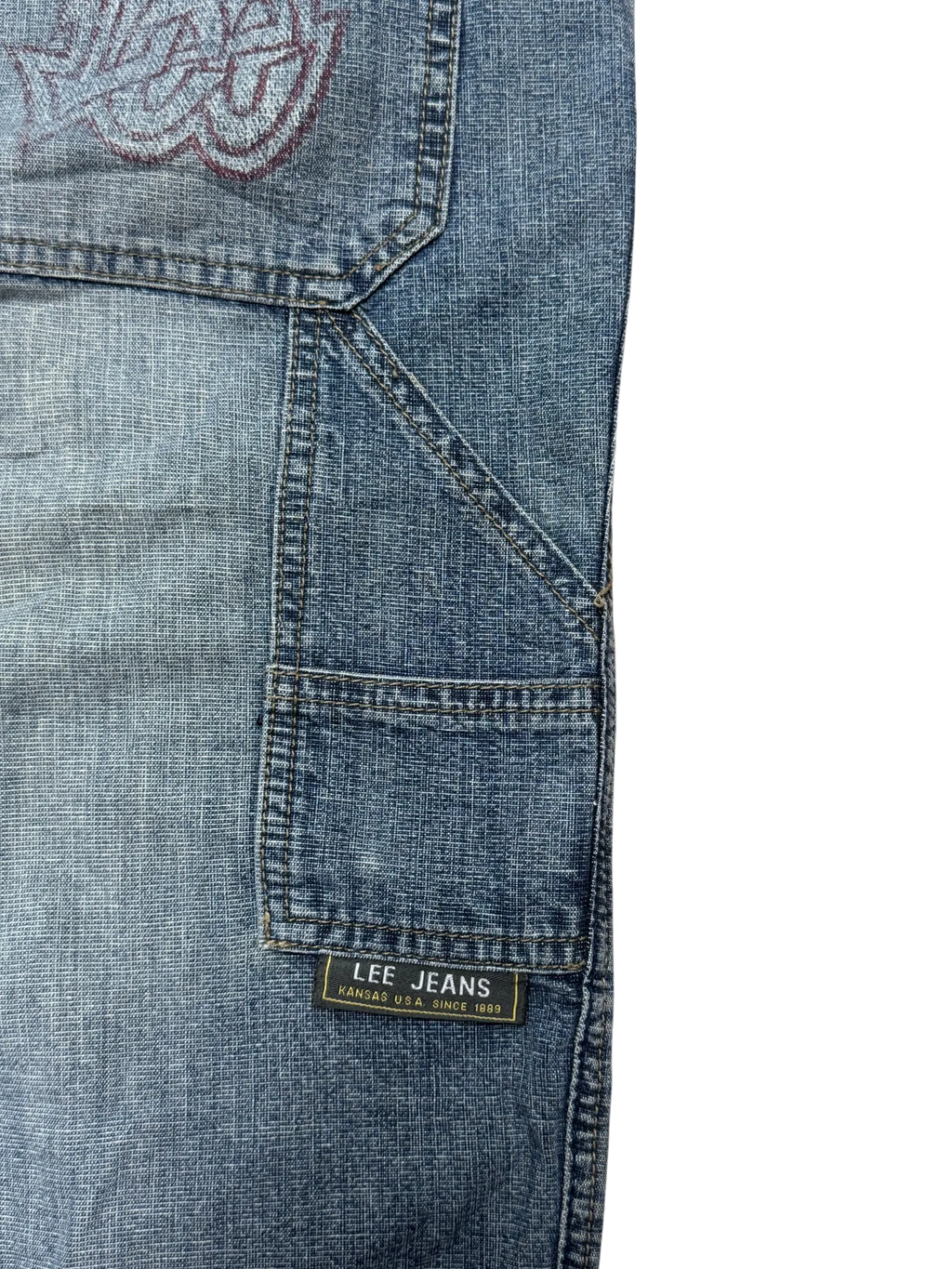 [V0546] Vintage y2k Lee blaue baggy jeans