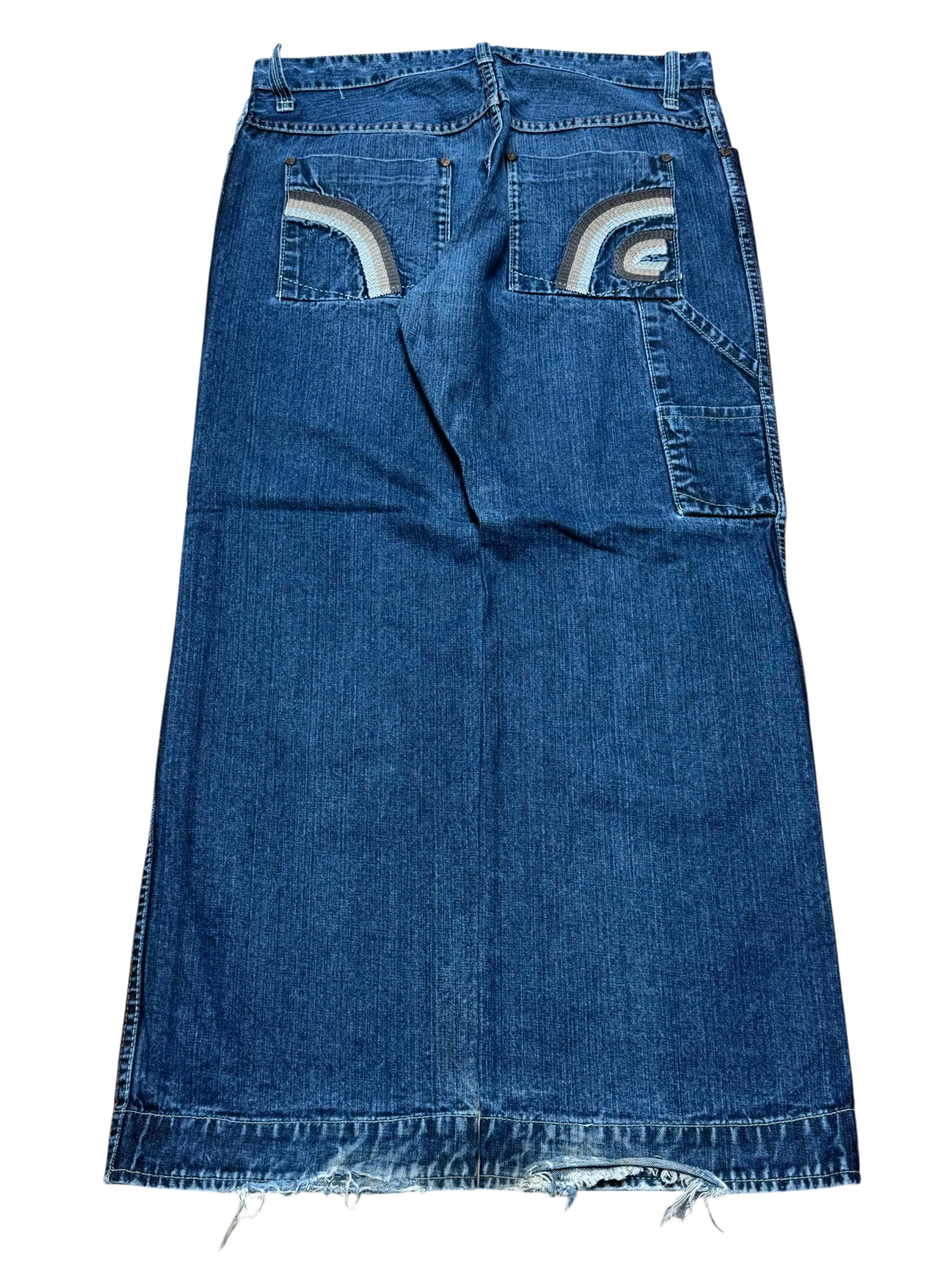 [V0346] Vintage y2k French Connection marineblauwe baggy jeans