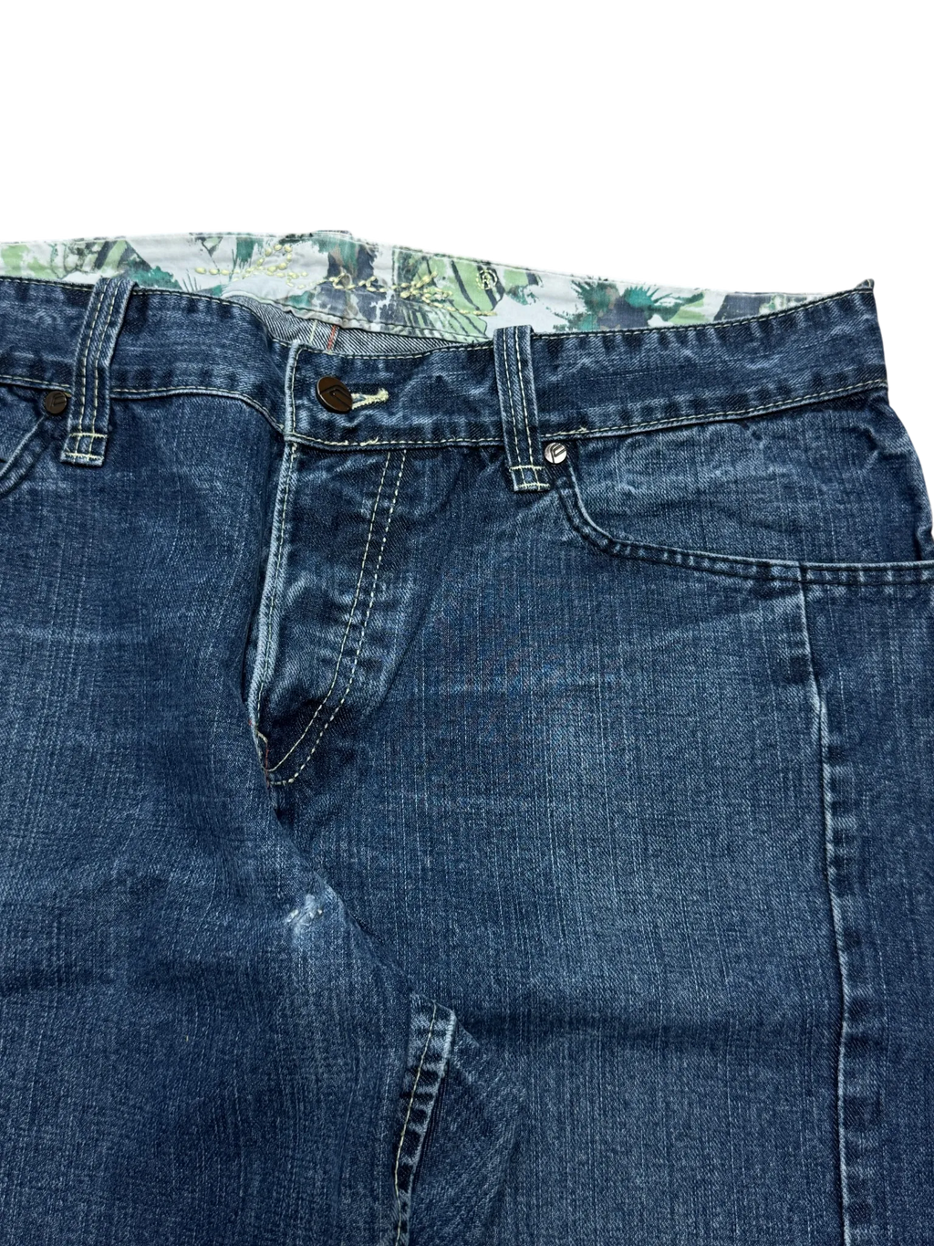 [V0346] Vintage y2k French Connection marineblauwe baggy jeans