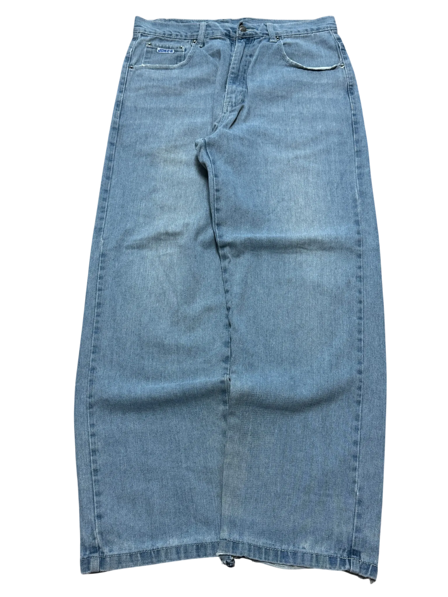 [V0312] Vintage y2k Joker blaue baggy jeans