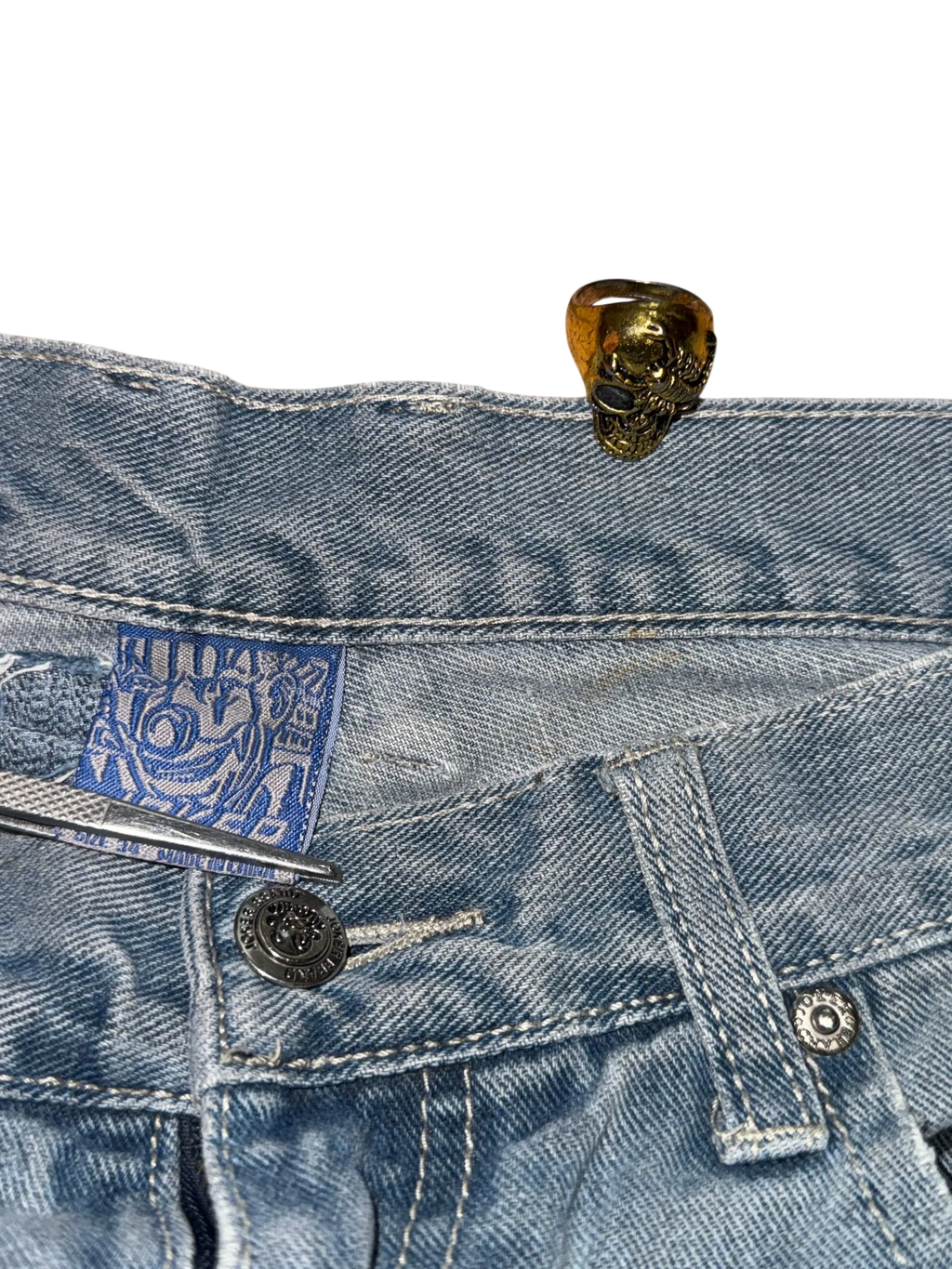 [V0312] Vintage y2k Joker blaue baggy jeans