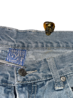 [V0312] Vintage y2k Joker blaue baggy jeans