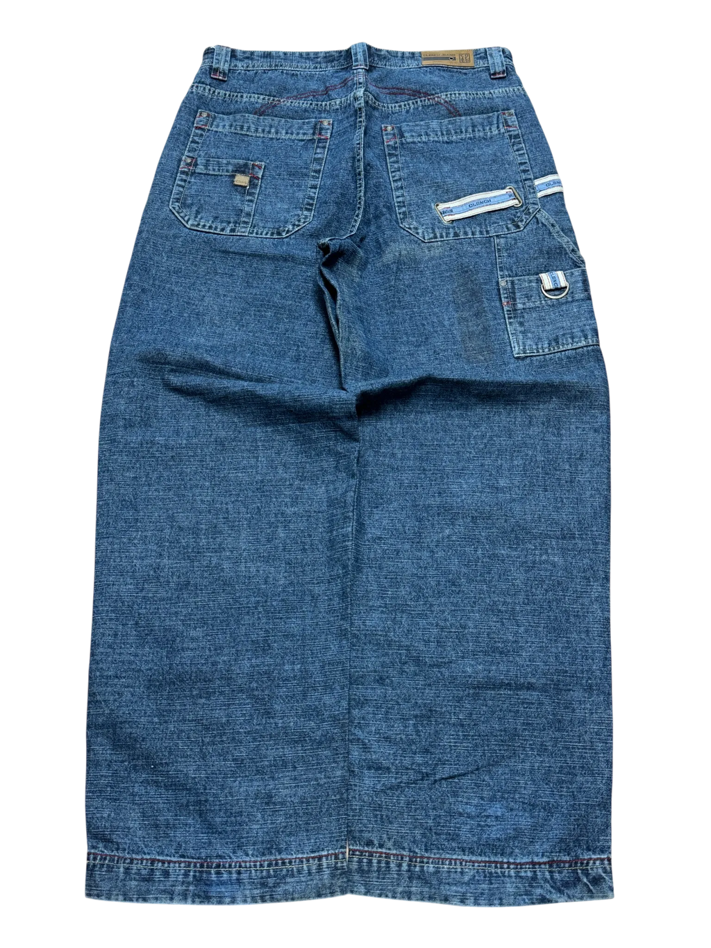 [V0872] Vintage y2k Clench blaue baggy jeans
