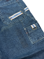 [V0872] Vintage y2k Clench blaue baggy jeans