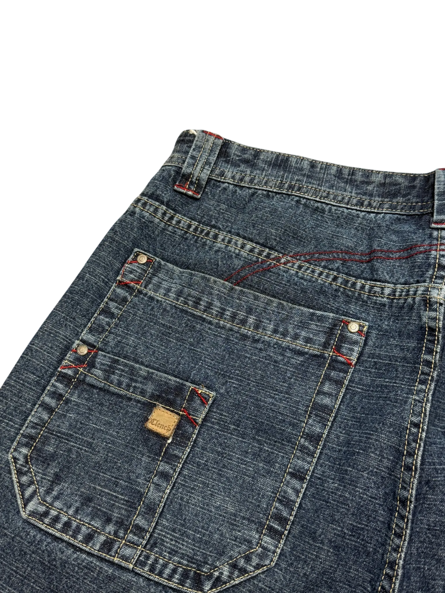 [V0872] Vintage y2k Clench blaue baggy jeans