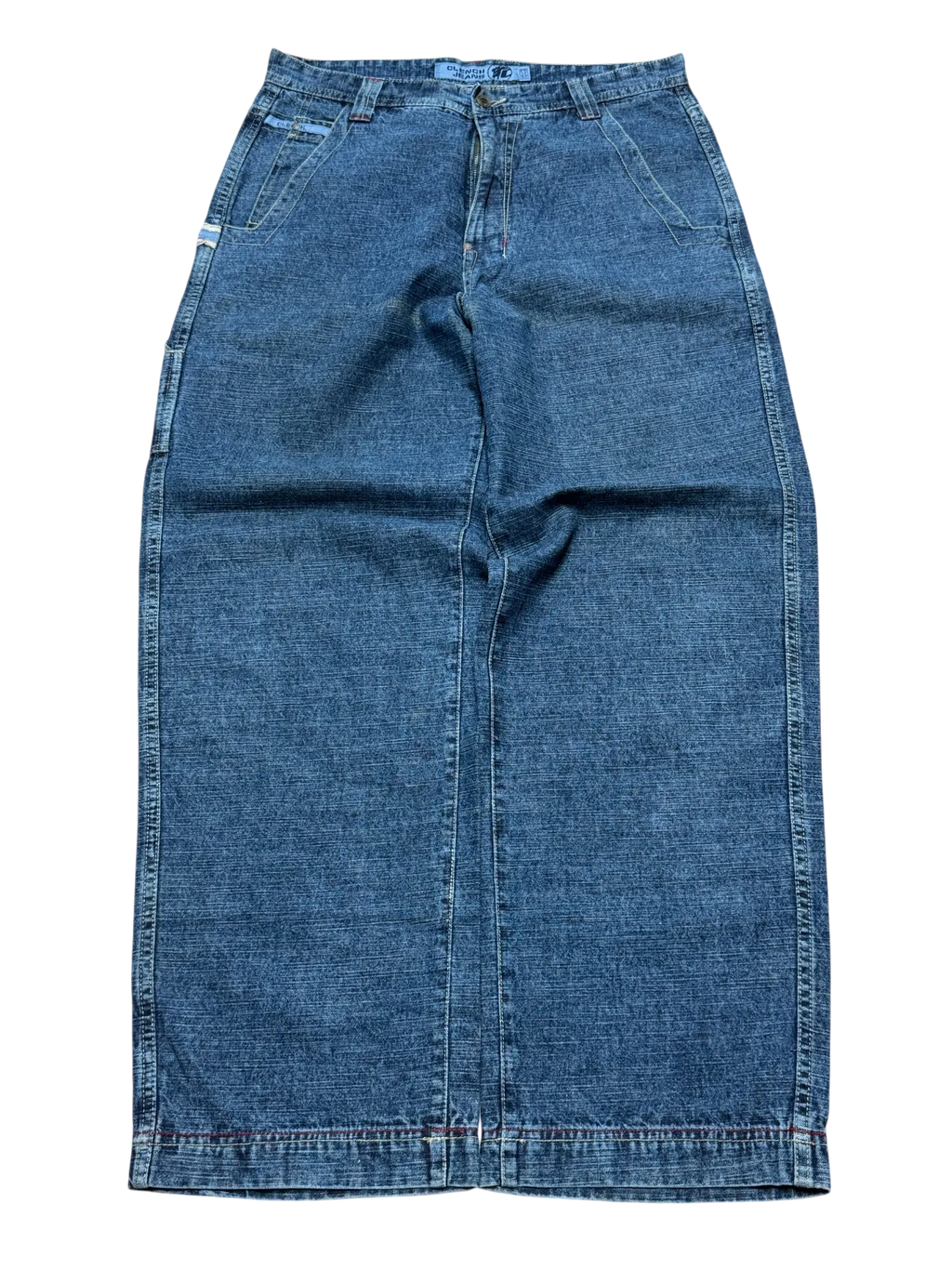[V0872] Vintage y2k Clench blaue baggy jeans