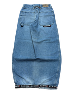 [V0765] Vintage y2k Illmatic blaue baggy jeans