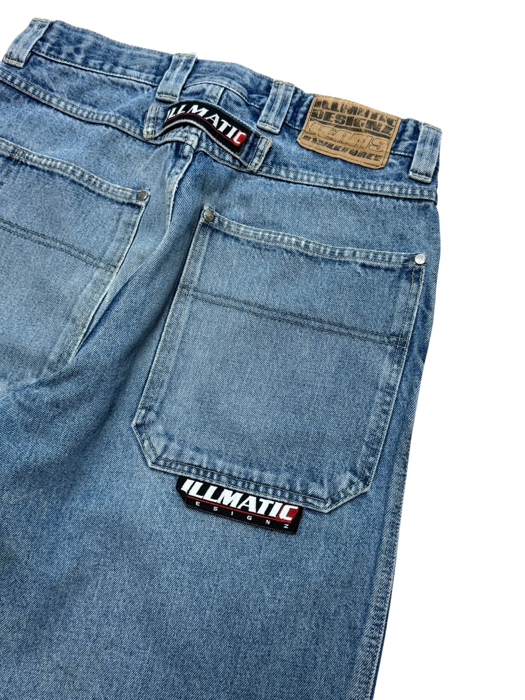 [V0765] Vintage y2k Illmatic blaue baggy jeans