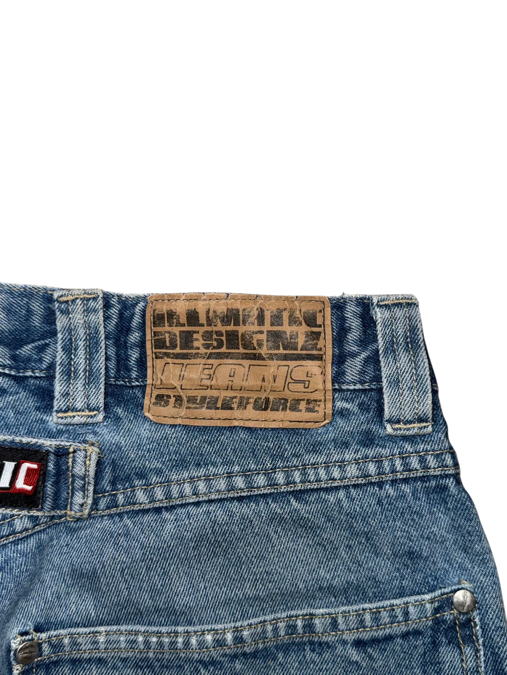 [V0765] Vintage y2k Illmatic blaue baggy jeans