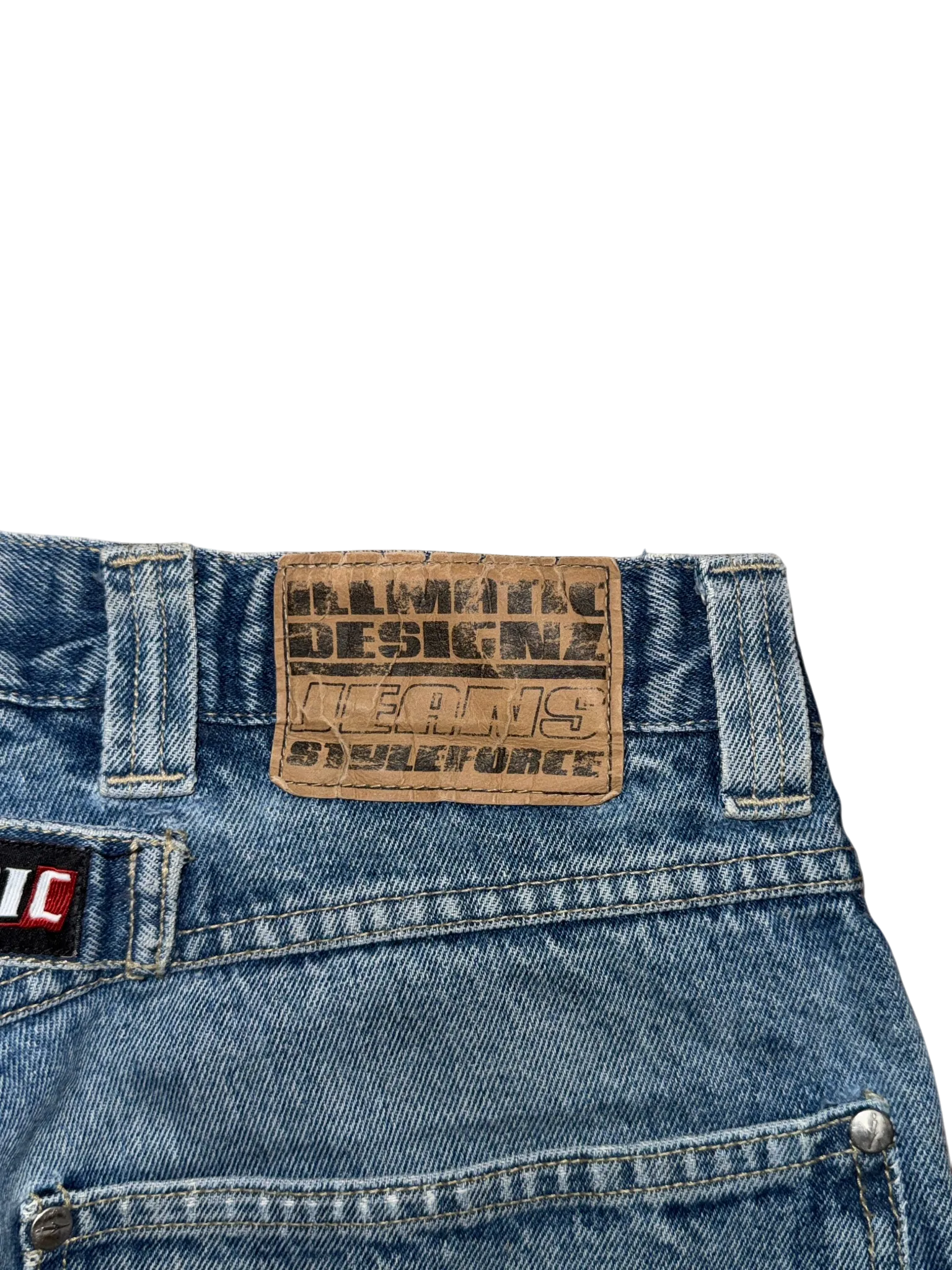 [V0765] Vintage y2k Illmatic blaue baggy jeans