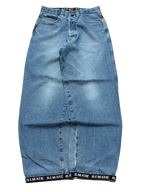 [V0765] Vintage y2k Illmatic blaue baggy jeans