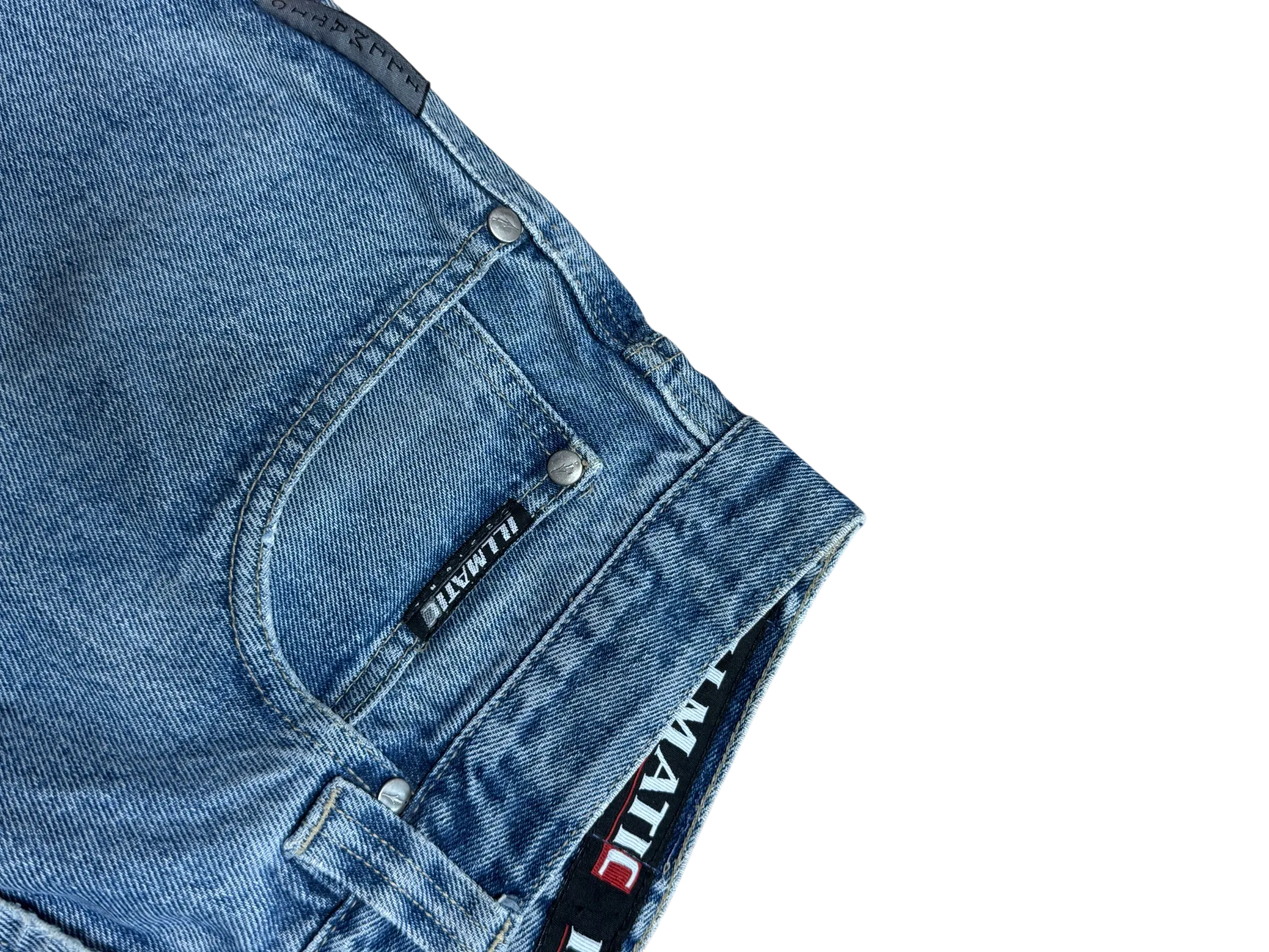 [V0765] Vintage y2k Illmatic blaue baggy jeans