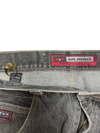 [V0772] Vintage y2k Musso schwarze baggy jeans
