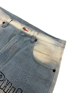 [V0844] Vintage y2k Hoodboyz blaue baggy jeans