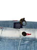 [V0844] Vintage y2k Hoodboyz blaue baggy jeans