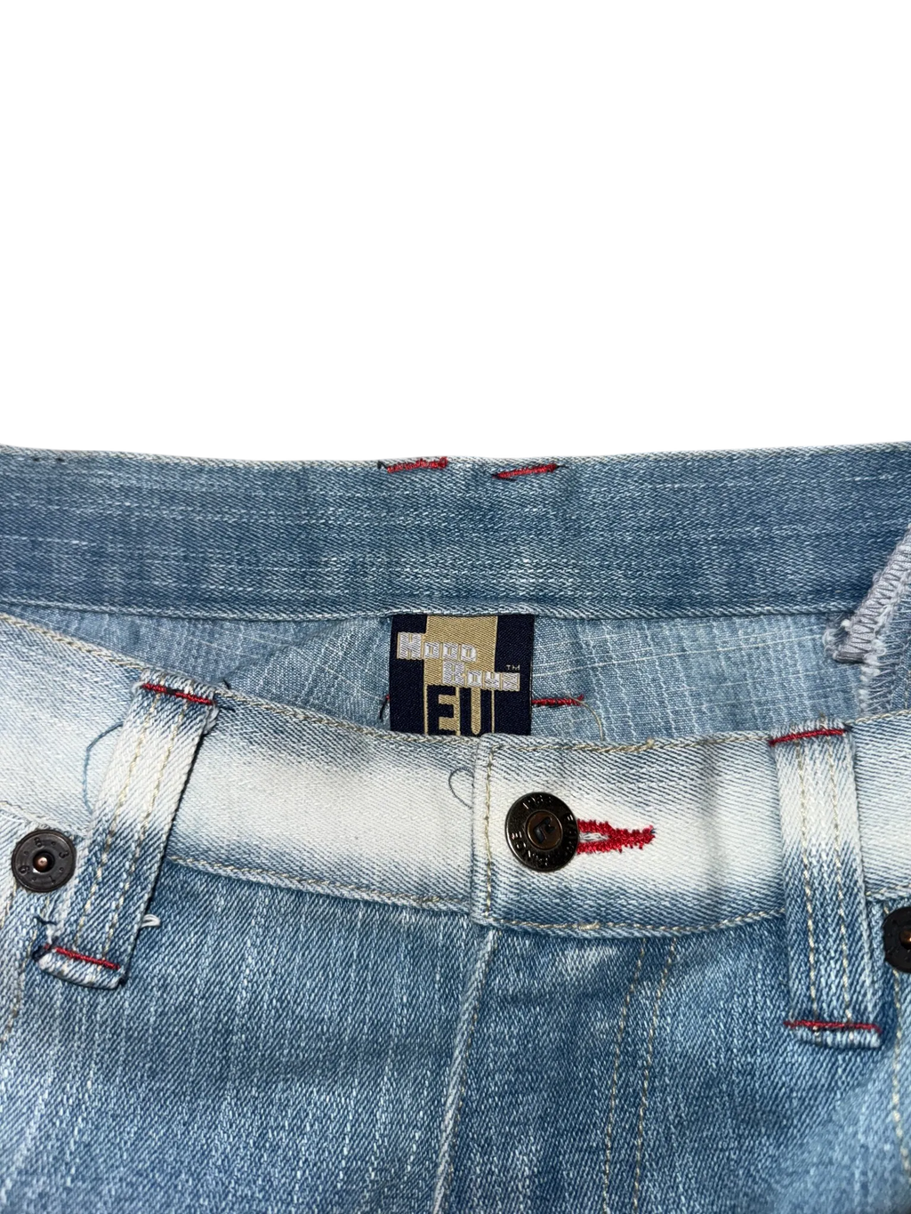 [V0844] Vintage y2k Hoodboyz blaue baggy jeans
