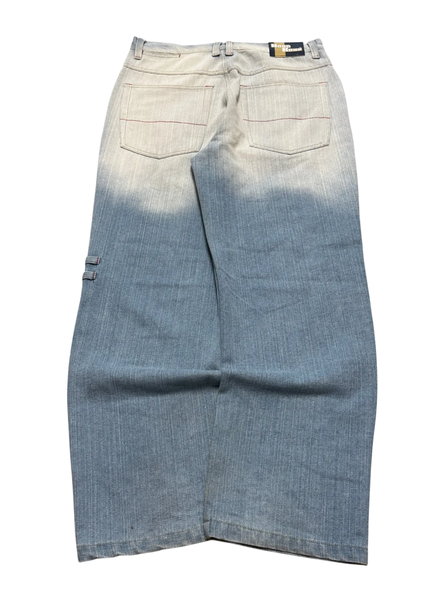 [V0844] Vintage y2k Hoodboyz blaue baggy jeans