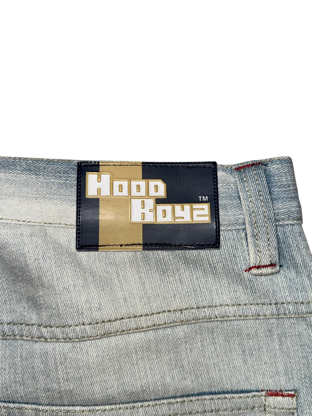 [V0844] Vintage y2k Hoodboyz blaue baggy jeans