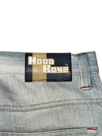 [V0844] Vintage y2k Hoodboyz blaue baggy jeans