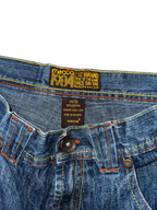 [V0961de] Vintage y2k Mecca marineblaue baggy jeans
