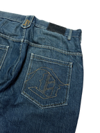 [V0946] Vintage y2k / 2000s DNGRS marineblaue baggy jeans
