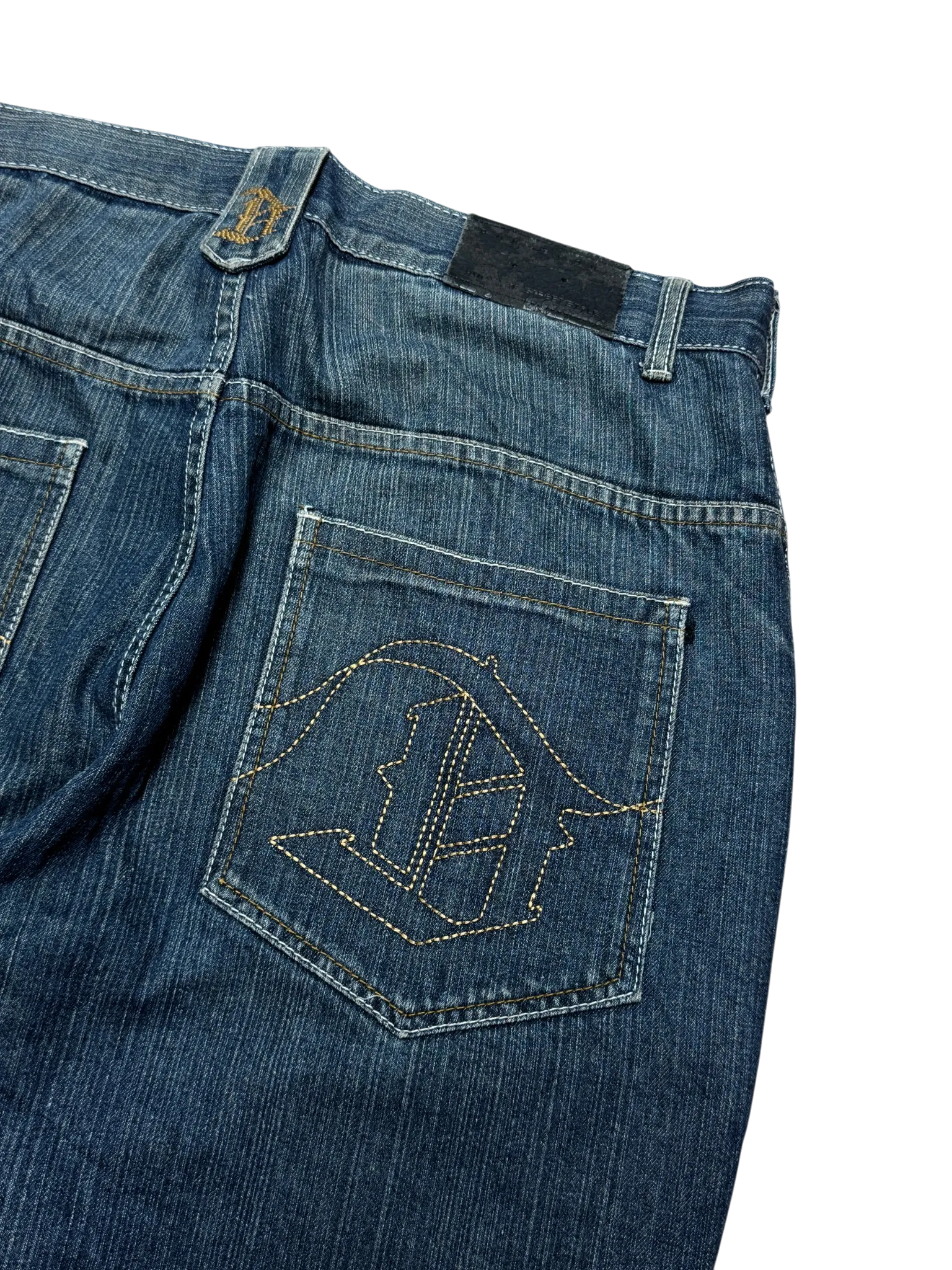 [V0946] Vintage y2k / 2000s DNGRS marineblaue baggy jeans