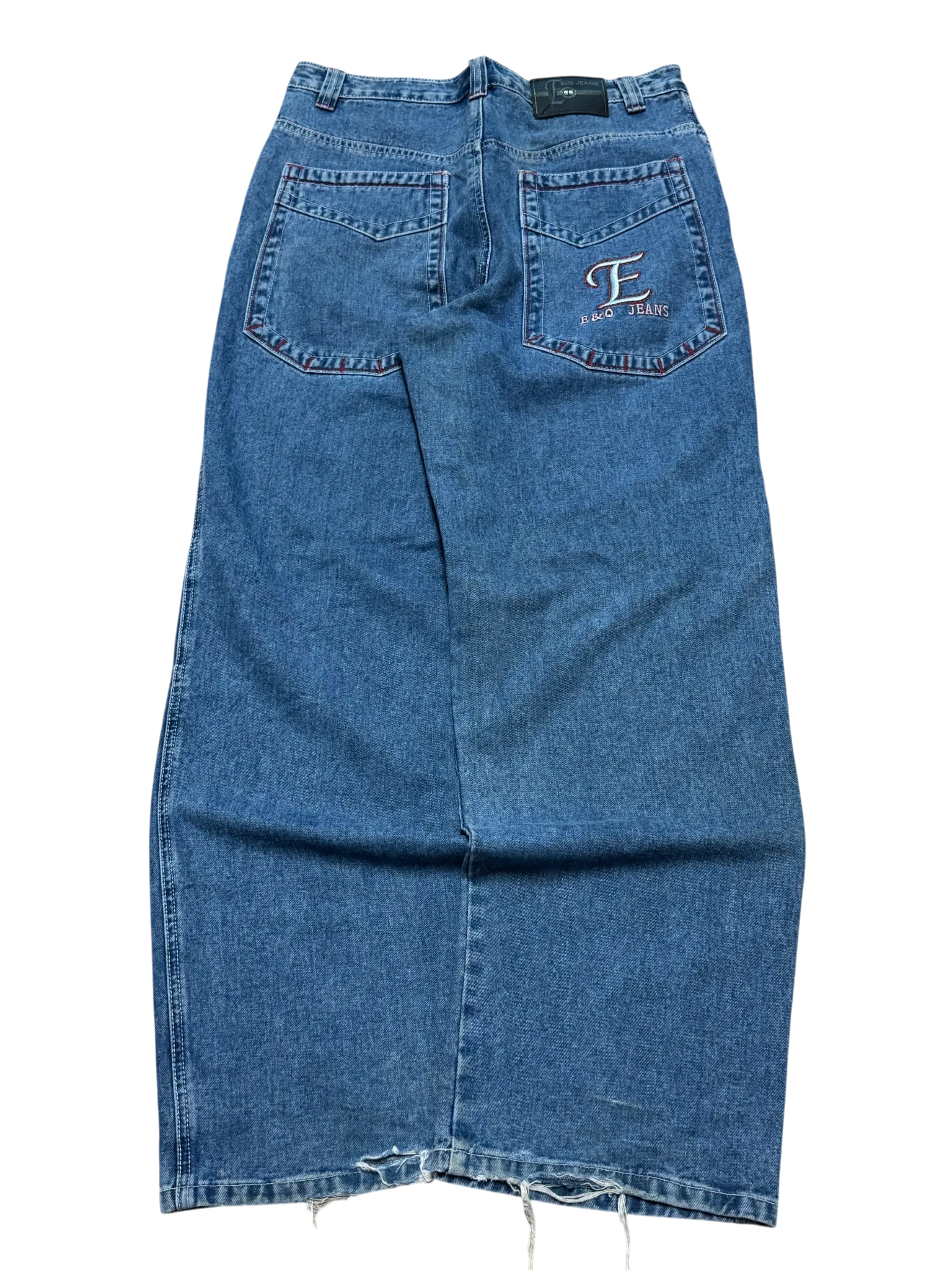 [V0470] Vintage y2k E&Q blaue baggy jeans