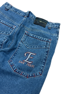 [V0470] Vintage y2k E&Q blaue baggy jeans