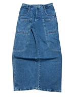 [V0470] Vintage y2k E&Q blaue baggy jeans
