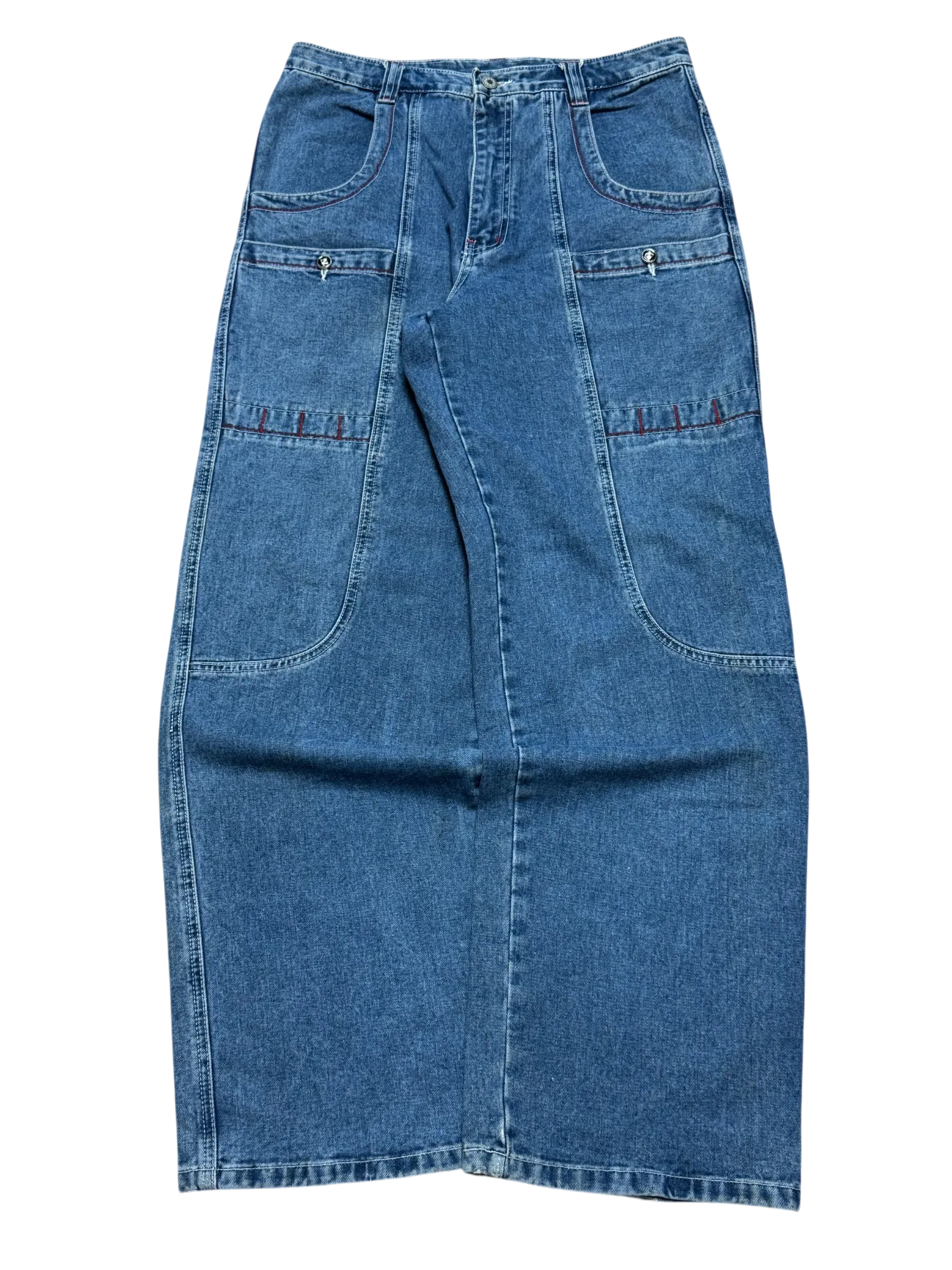 [V0470] Vintage y2k E&Q blaue baggy jeans
