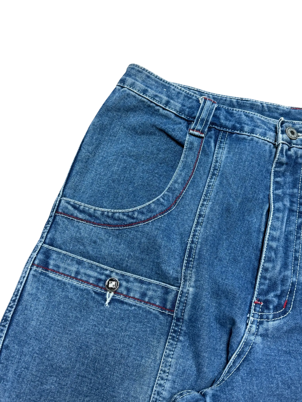 [V0470] Vintage y2k E&Q blaue baggy jeans