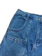[V0470] Vintage y2k E&Q blaue baggy jeans
