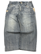 [V0853de] Vintage y2k Karl Kani blaue baggy jeans