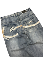 [V0853de] Vintage y2k Karl Kani blaue baggy jeans