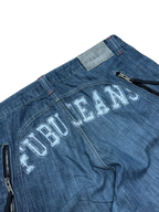 [V0733] Vintage y2k Fubu marineblaue baggy jeans