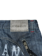 [V0733] Vintage y2k Fubu marineblaue baggy jeans