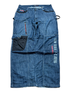 [V0733] Vintage y2k Fubu marineblaue baggy jeans